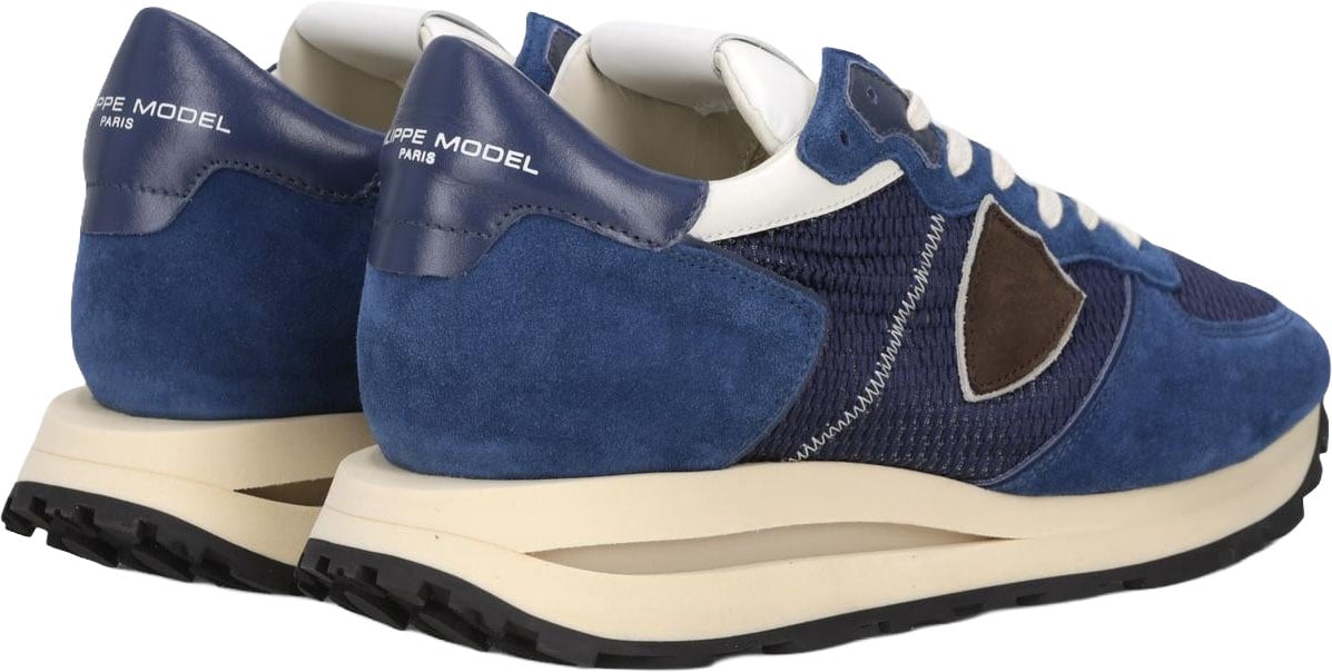 Philippe Model Heren Tropez Haute Low Man sneakers Blauw