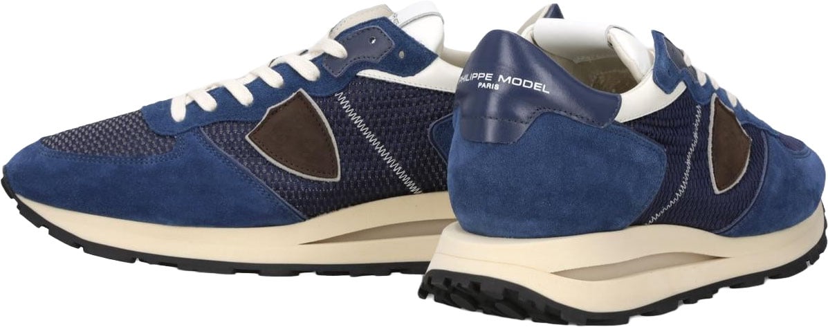 Philippe Model Heren Tropez Haute Low Man sneakers Blauw