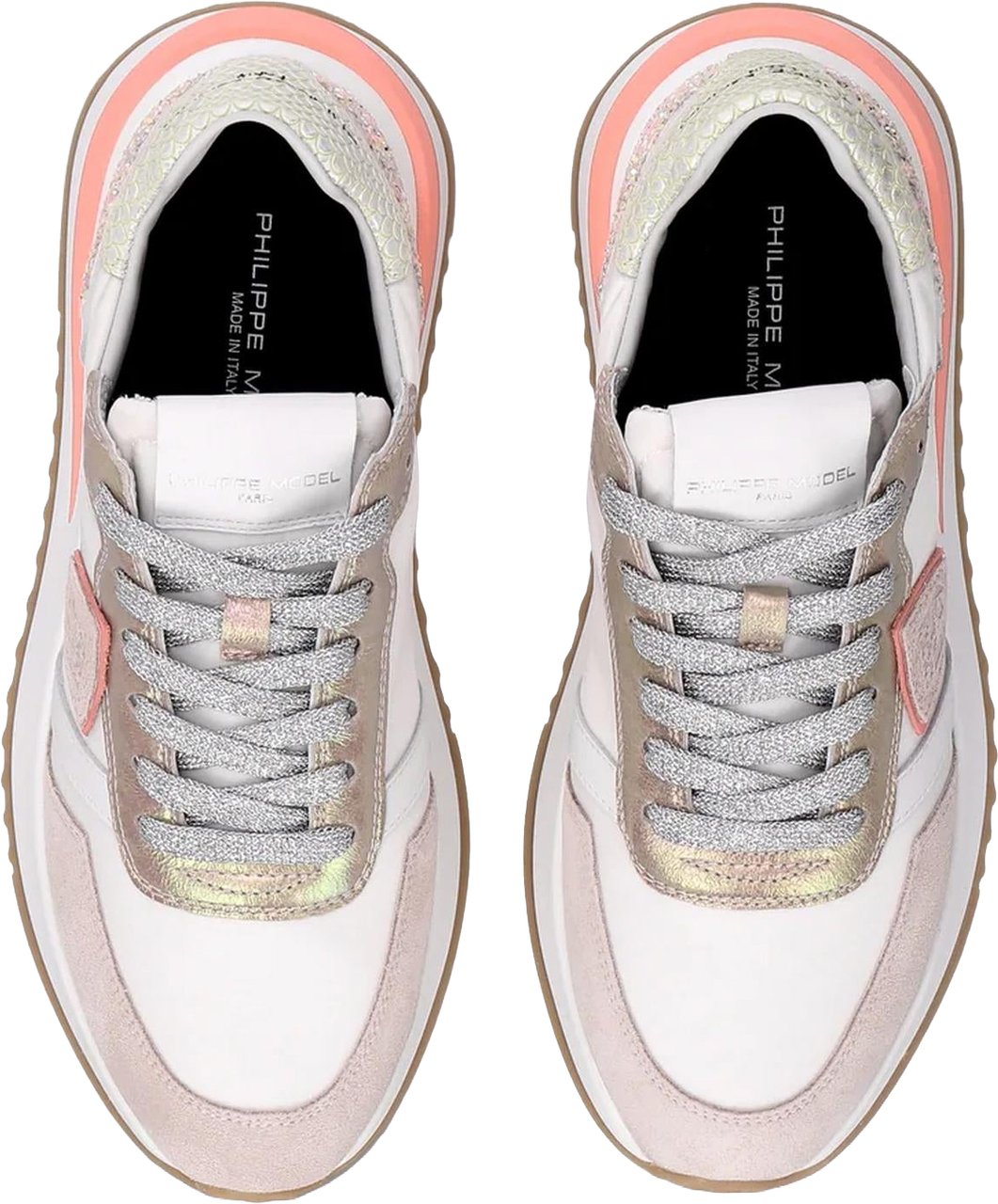 Philippe Model Dames Tropez 2.1 Sneaker Animal Roze