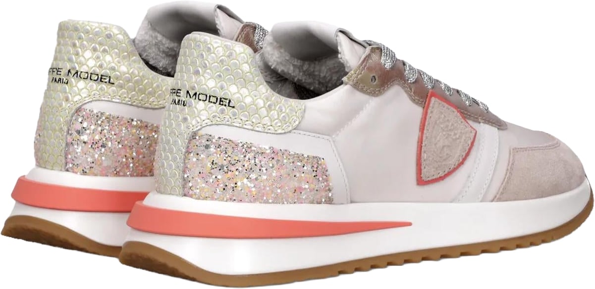 Philippe Model Dames Tropez 2.1 Sneaker Animal Roze
