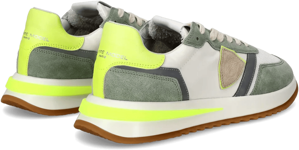 Philippe Model Sneakers Tropez neon/blanc Groen
