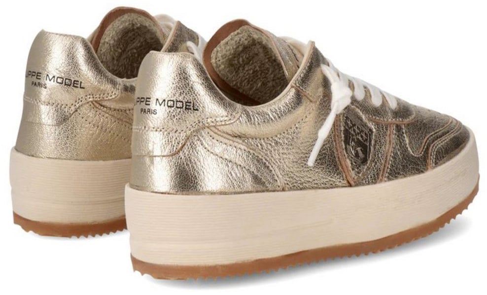 Philippe Model Sneakers Gold Goud