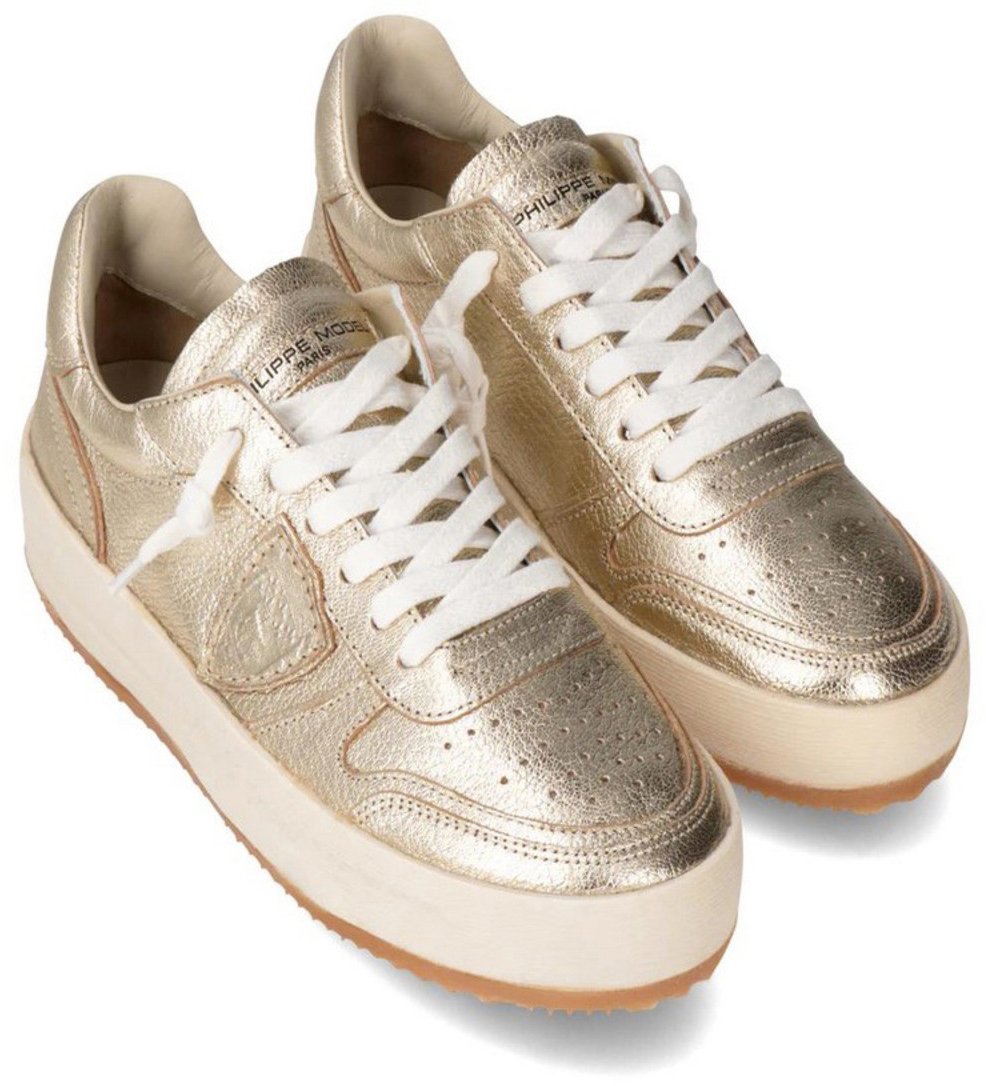 Philippe Model Sneakers Gold Goud
