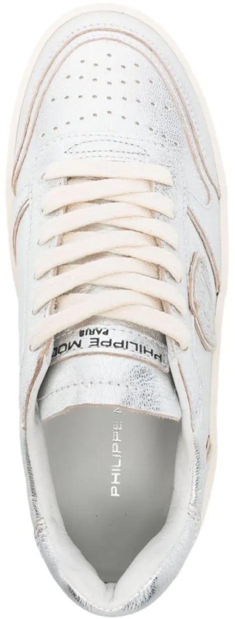Philippe Model Nice Low Sneakers Zilver