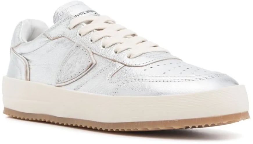 Philippe Model Nice Low Sneakers Zilver