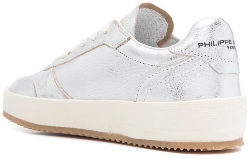 Philippe Model Nice Low Sneakers Zilver