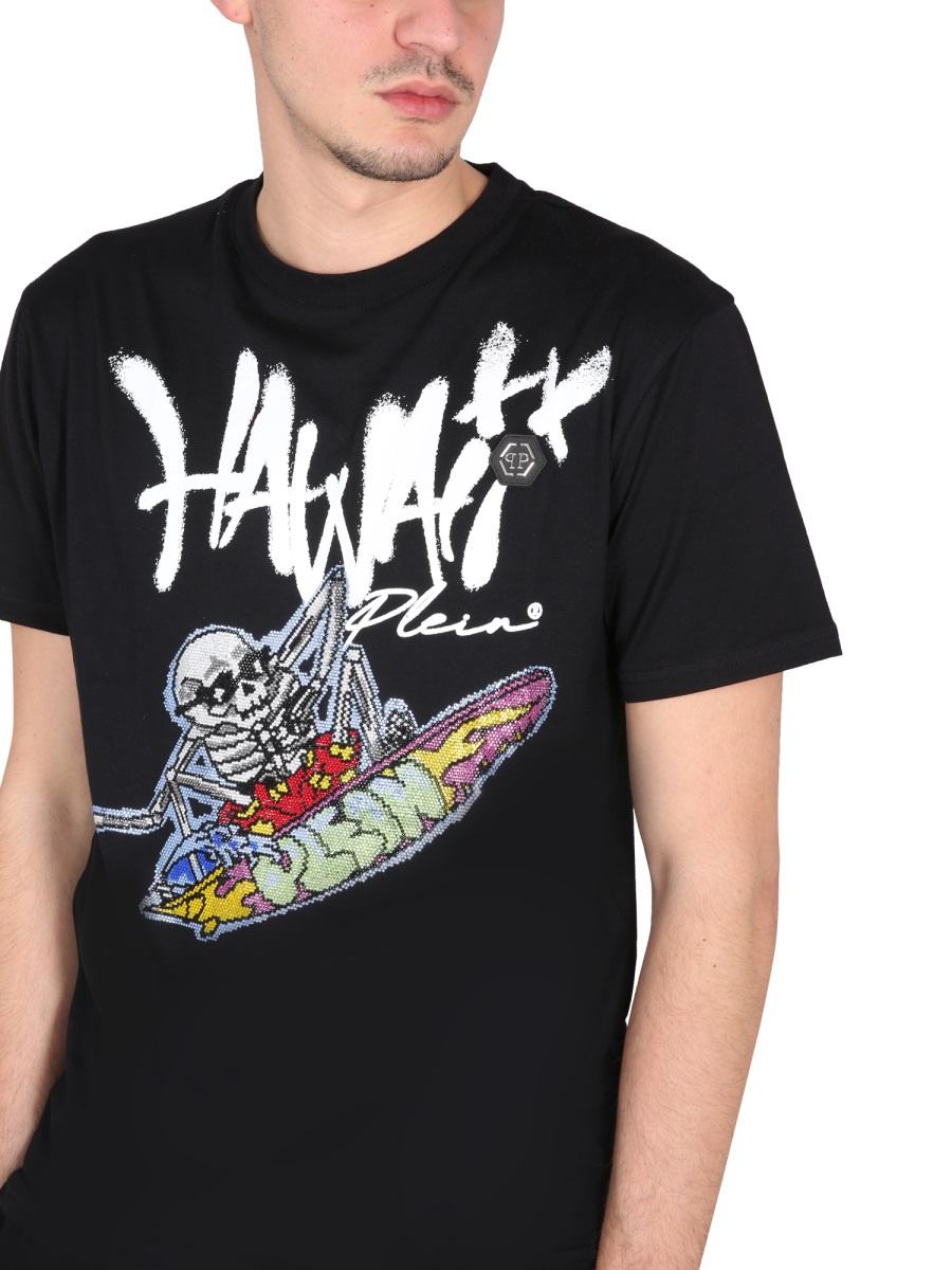 Philipp Plein CREWNECK T-SHIRT Zwart