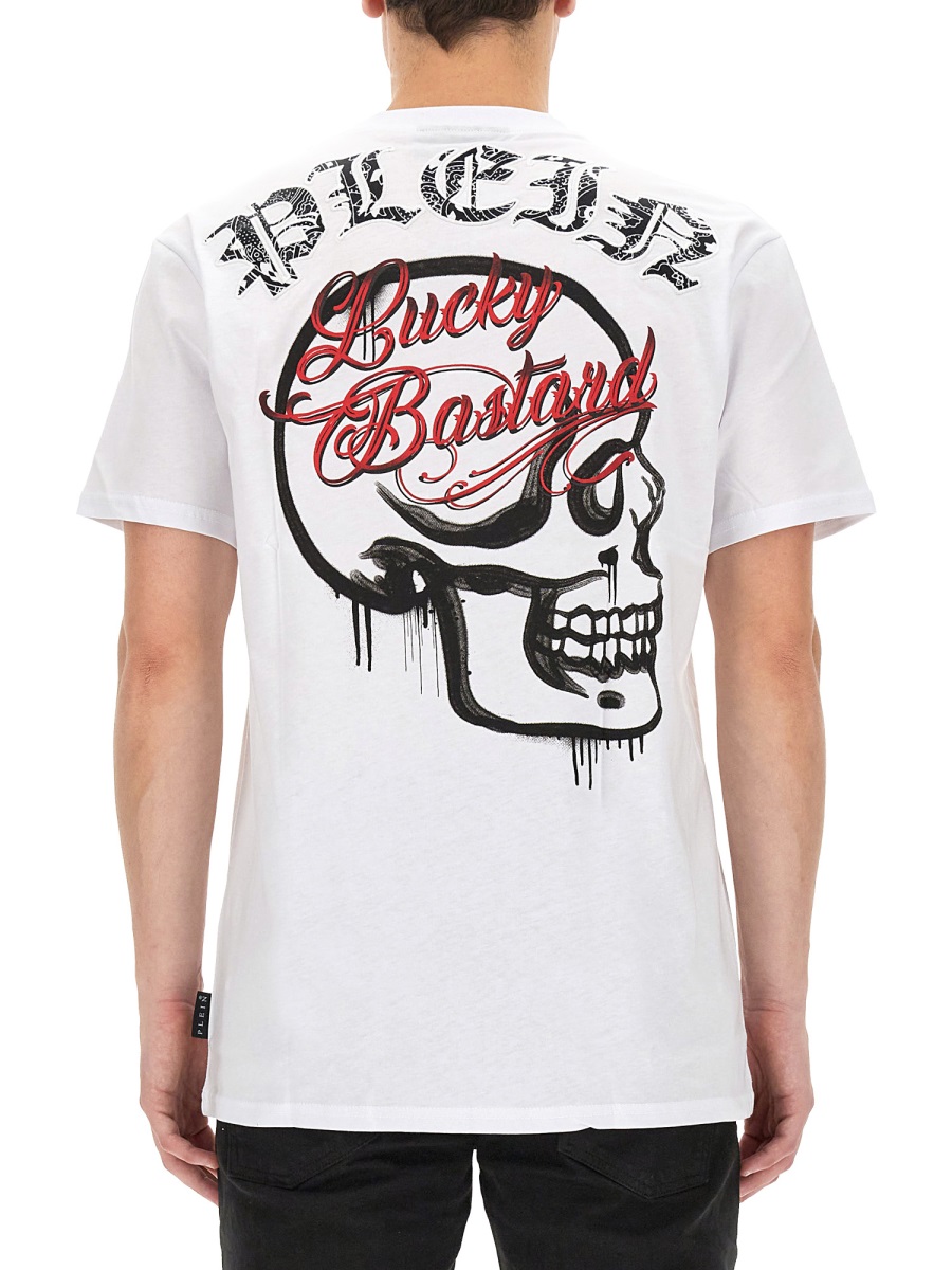 Philipp Plein T-SHIRT WITH LOGO Wit