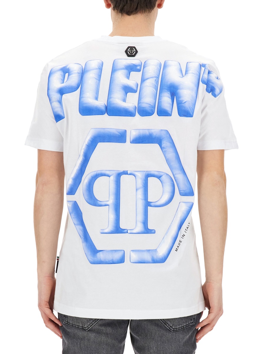 Philipp Plein T-SHIRT WITH LOGO Wit