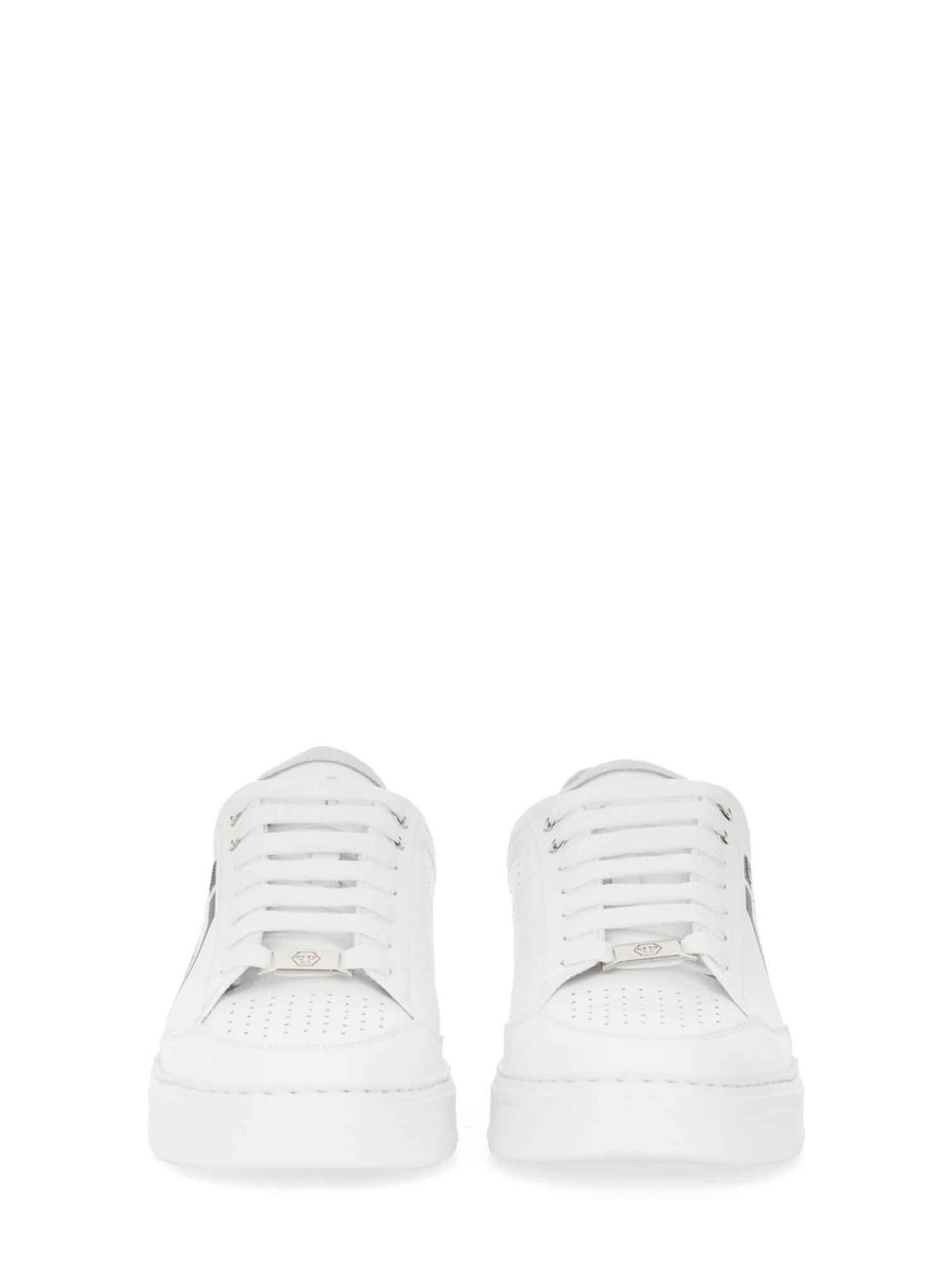 Philipp Plein SNEAKER WITH LOGO Wit