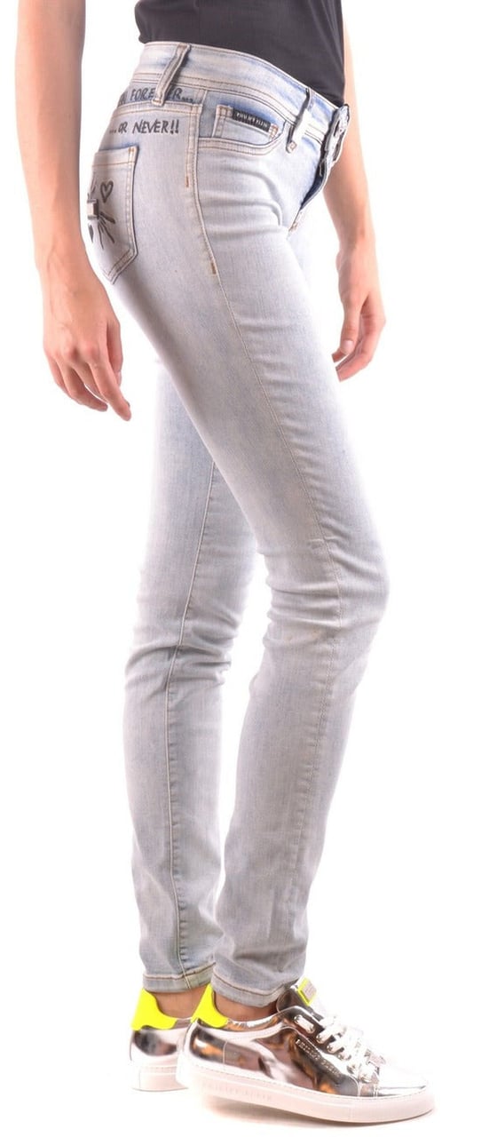 Philipp Plein Women Jeans Blauw