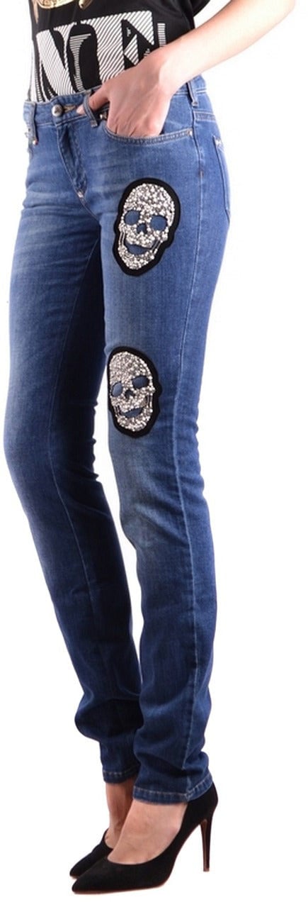 Philipp Plein Women Jeans Blauw