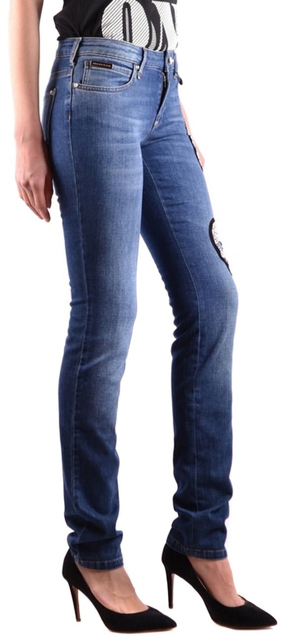 Philipp Plein Women Jeans Blauw