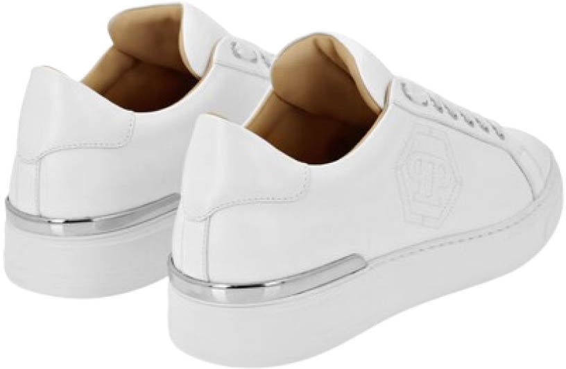 Philipp Plein Hexagon Logo Low-top Sneakers Wit