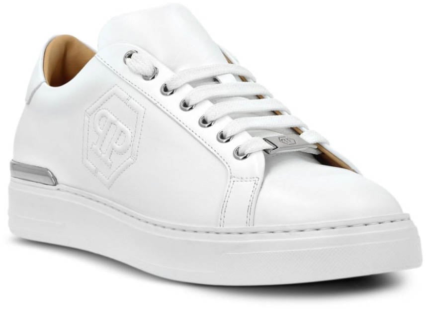 Philipp Plein Hexagon Logo Low-top Sneakers Wit