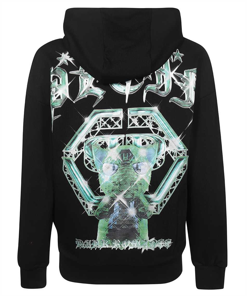 Philipp Plein Cotton hoodie Zwart