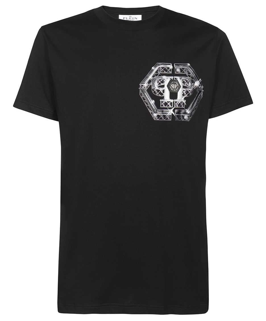 Philipp Plein Printed cotton T-shirt Zwart