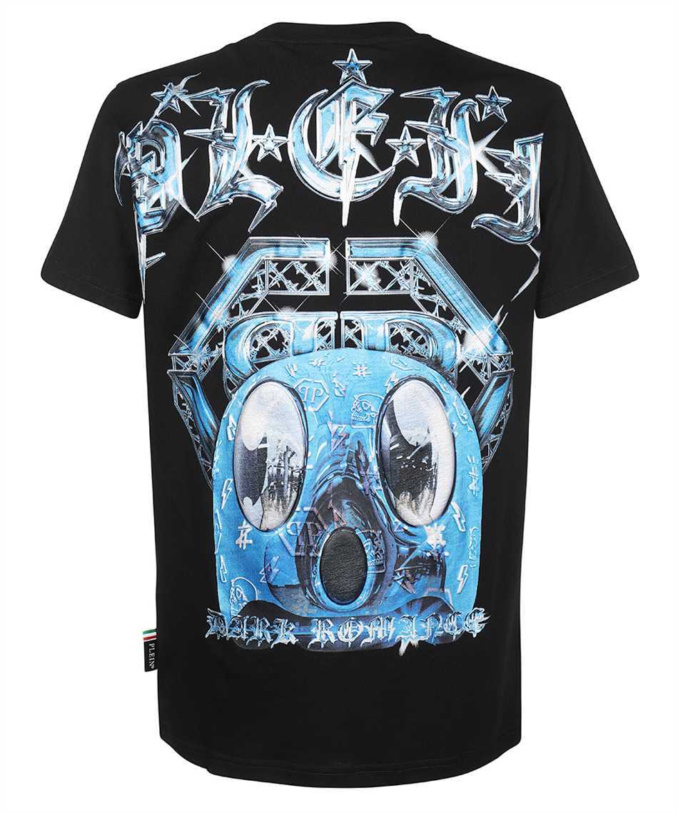 Philipp Plein Printed cotton T-shirt Zwart