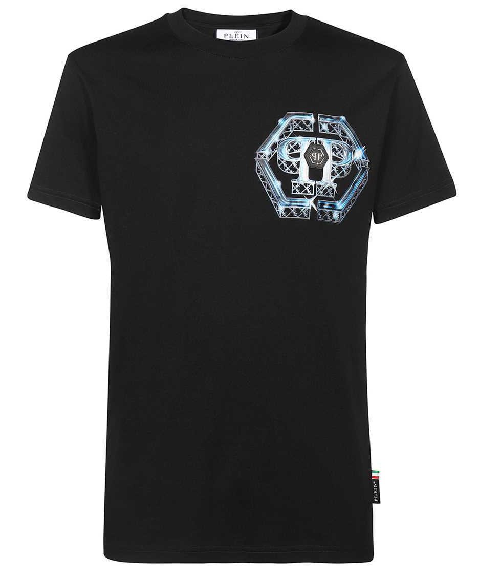 Philipp Plein Printed cotton T-shirt Zwart