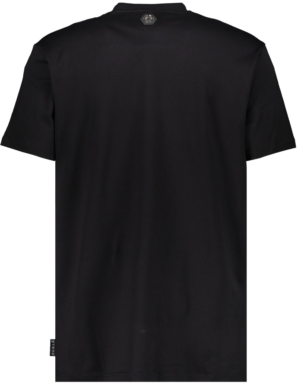 Philipp Plein Printed cotton T-shirt Zwart