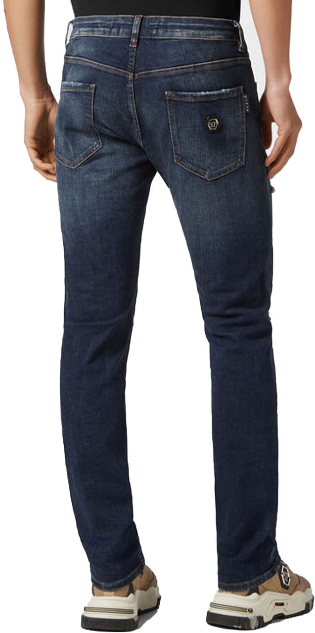 Philipp Plein Jeans Blue Blauw