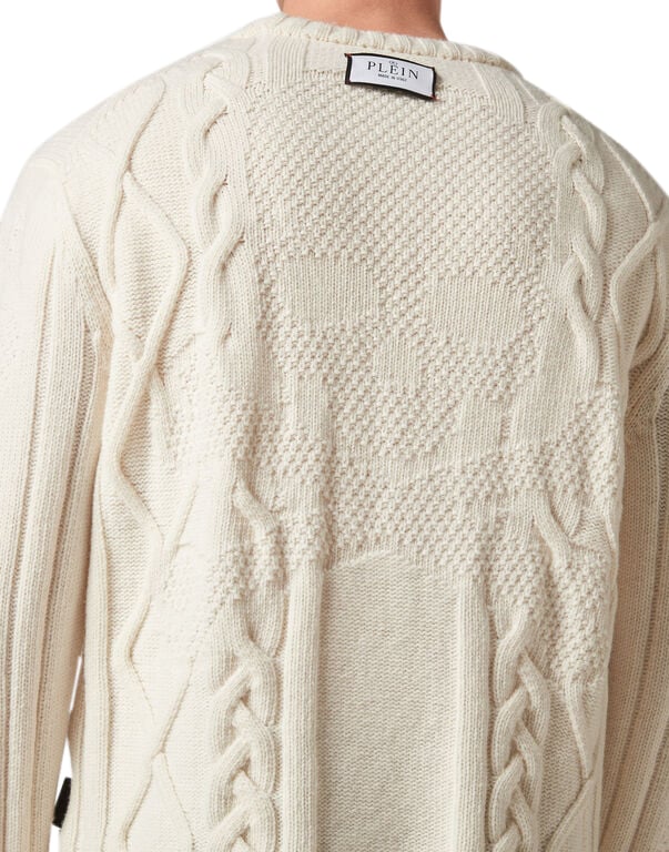 Philipp Plein Sweater White Wit