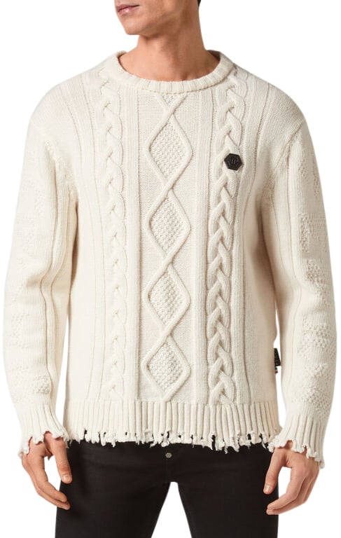 Philipp Plein Sweater White Wit