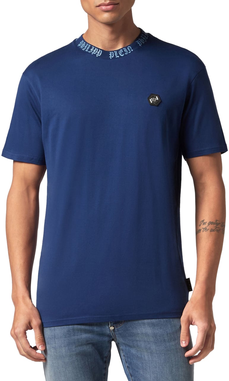 Philipp Plein T-shirt Blue Blauw
