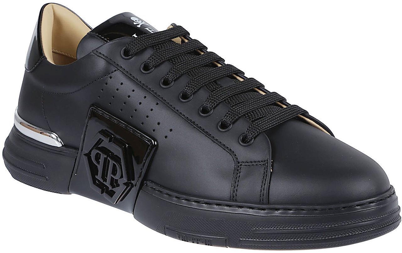 Philipp Plein Phantom Kicks Low Top Sneakers Black Zwart