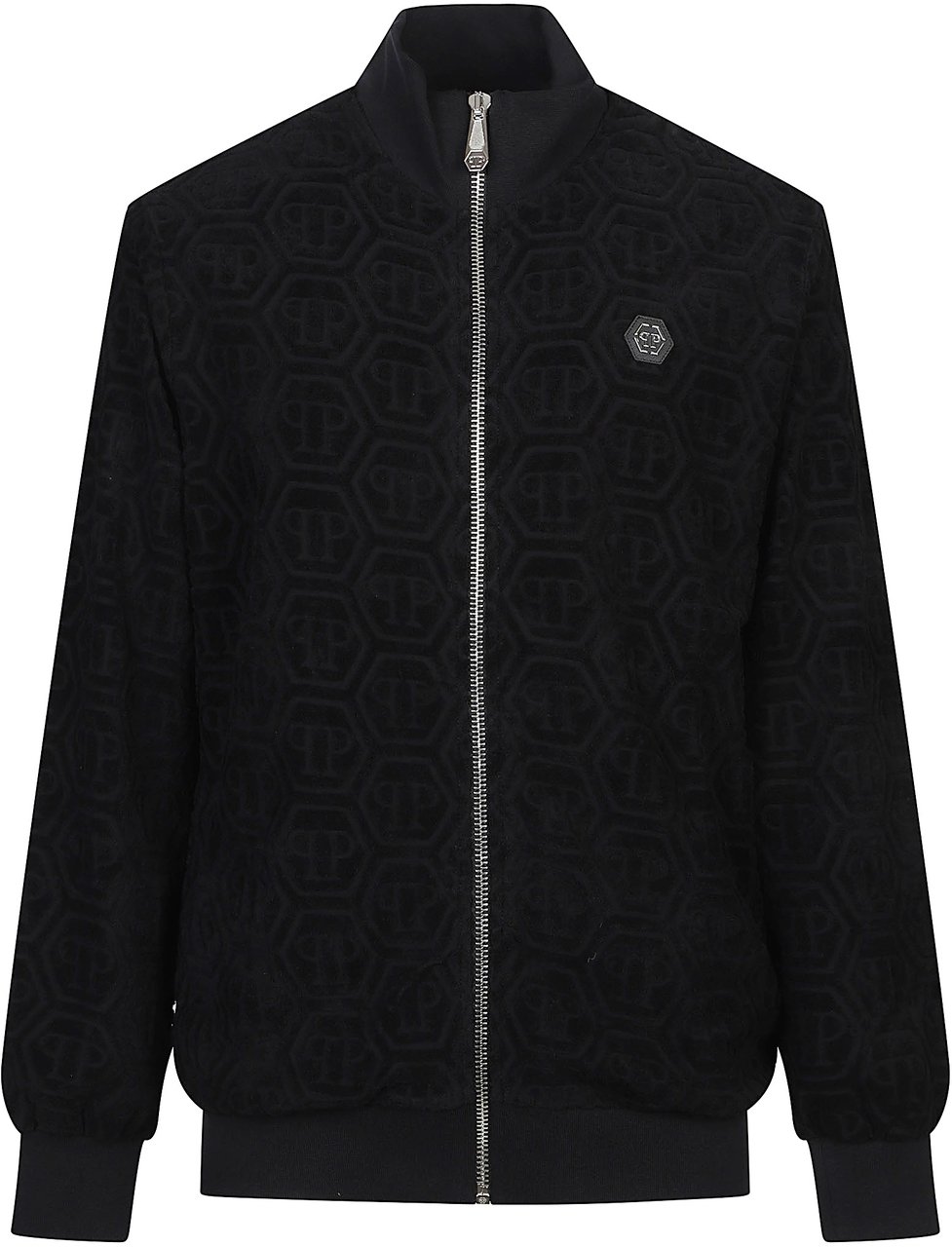 Philipp Plein Monogram Tracksuit Jacket Black Zwart