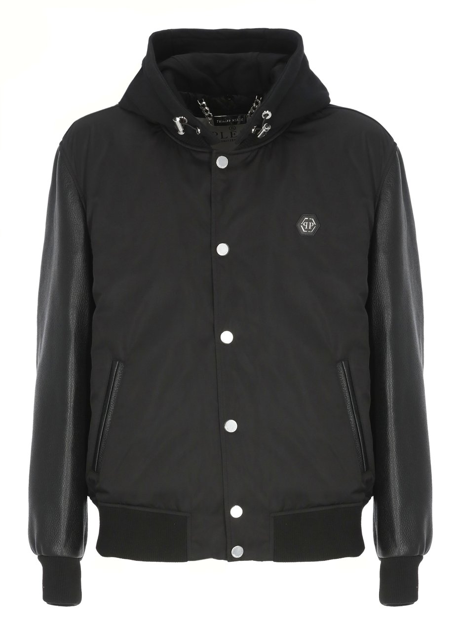 Philipp Plein Coats Black Zwart