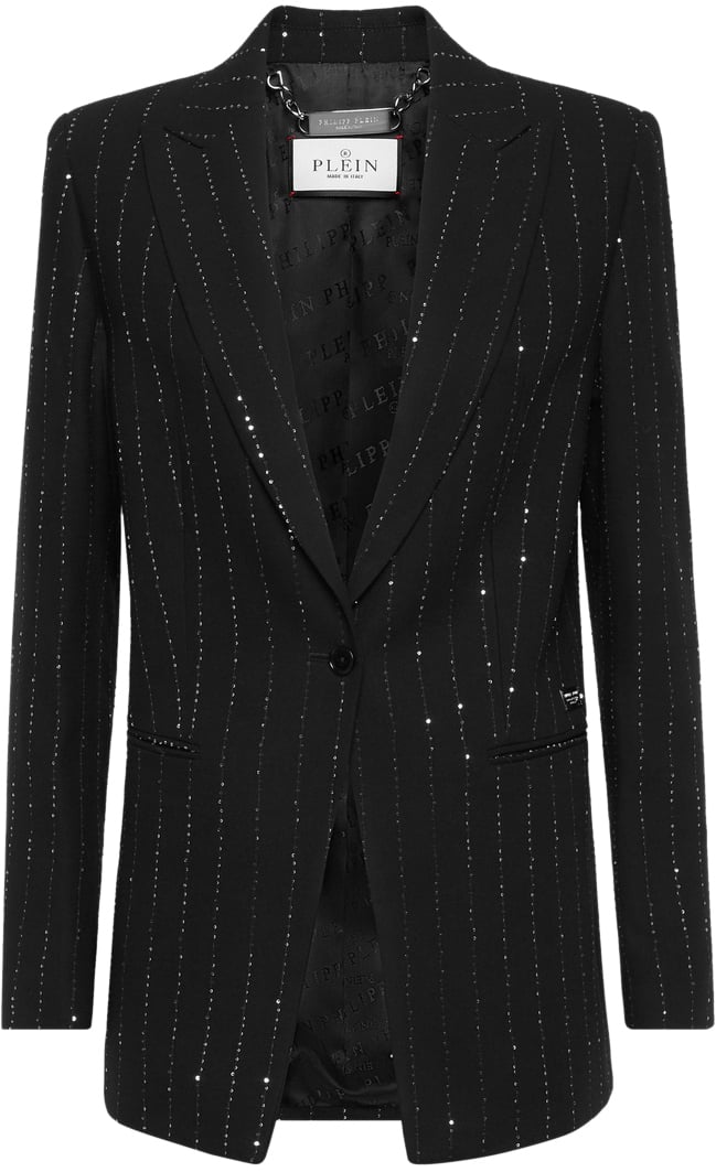 Philipp Plein Blazers Black Zwart