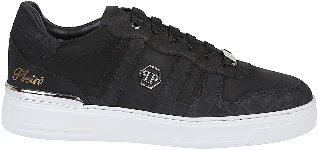 Philipp Plein Cocco Low Top Sneakers Black Zwart