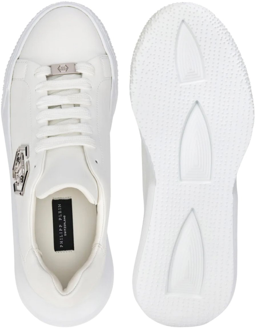 Philipp Plein Godzilla Hexagon Logo Chunky Sneakers Wit