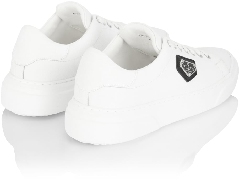 Philipp Plein Lo-top Iconic Plein Logo Sneakers Wit