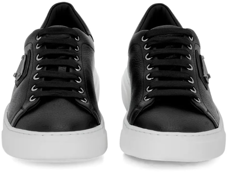 Philipp Plein Lo-top Iconic Plein Logo Sneakers Zwart