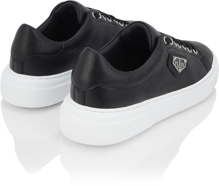 Philipp Plein Lo-top Iconic Plein Logo Sneakers Zwart