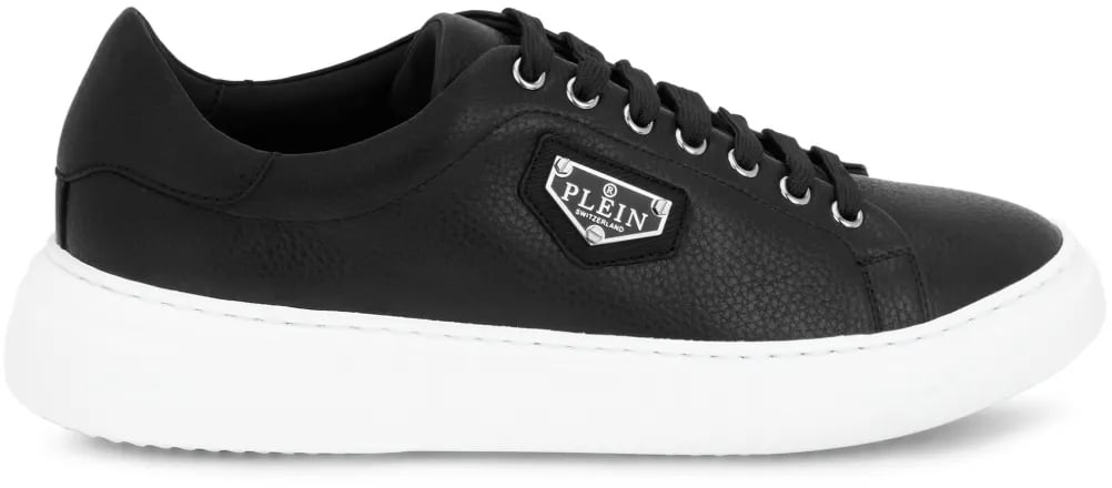 Philipp Plein Lo-top Iconic Plein Logo Sneakers Zwart