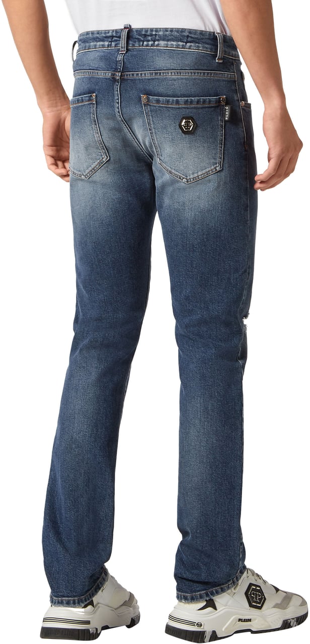 Philipp Plein Jeans Blue Marlin Blauw