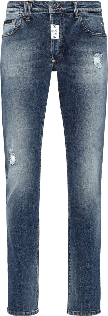 Philipp Plein Jeans Blue Marlin Blauw