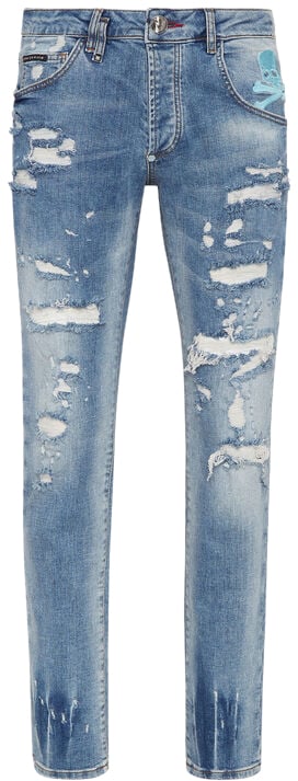 Philipp Plein Jeans Fresh Air Blauw