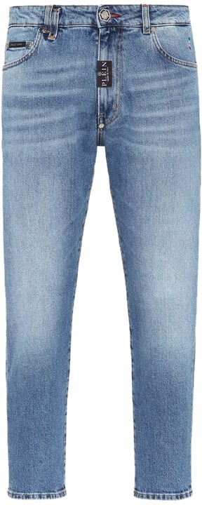 Philipp Plein Jeans Cobalt Blue Blauw