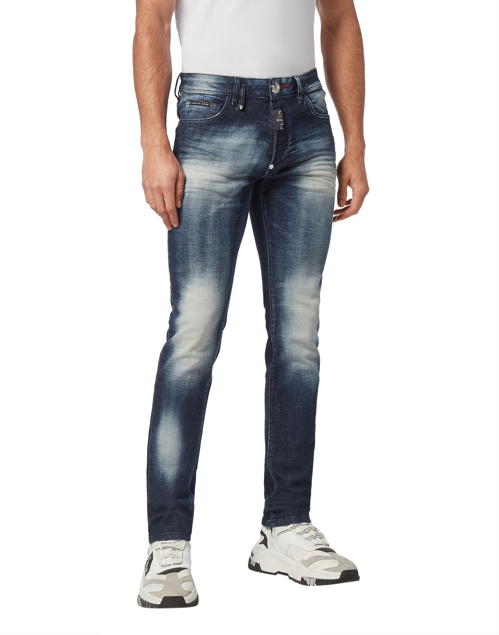 Philipp Plein Jeans Spider Gray Grijs