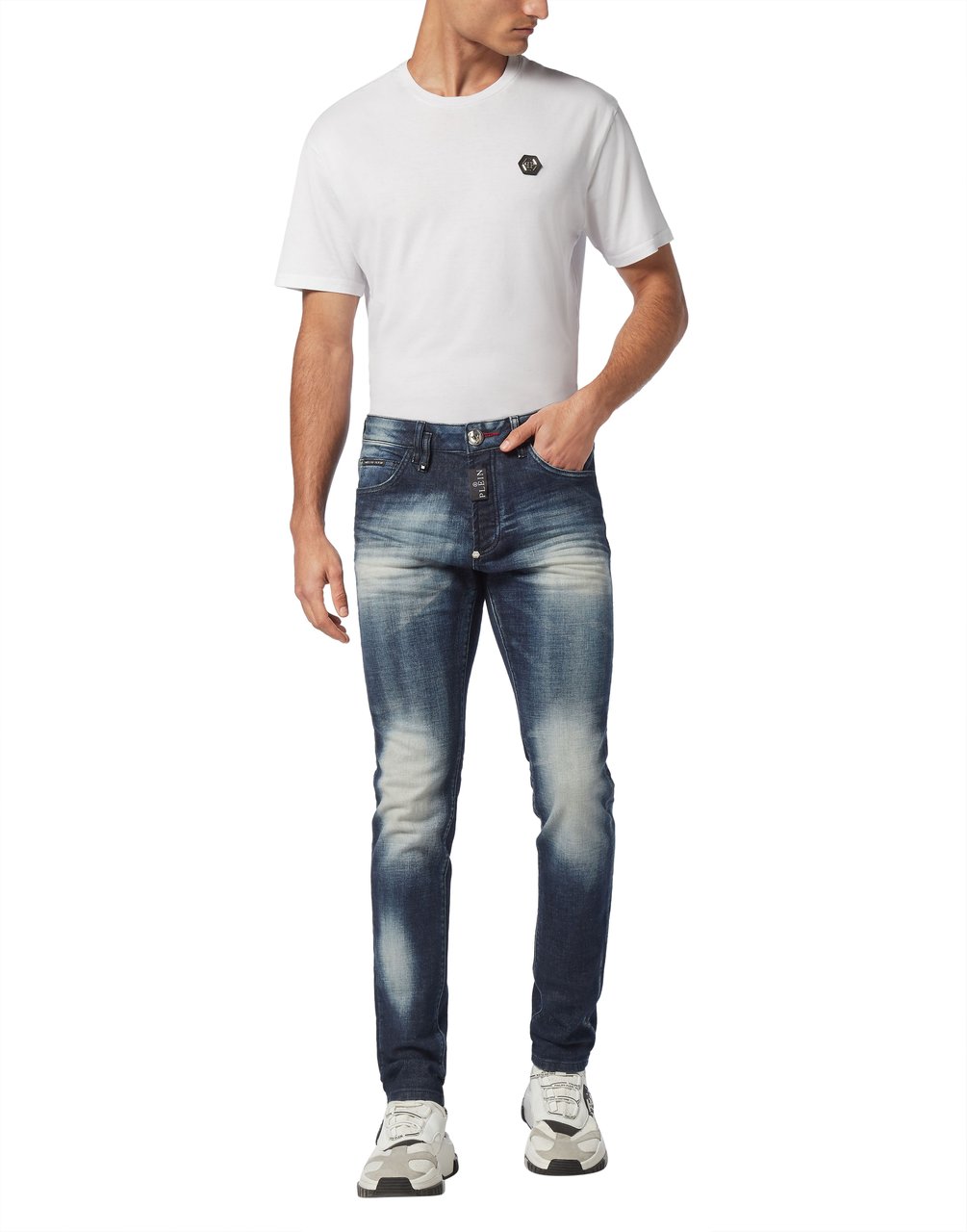 Philipp Plein Jeans Spider Gray Grijs