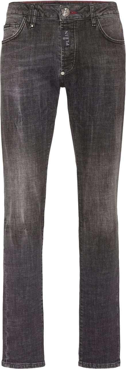 Philipp Plein Jeans Grey Dust Grijs