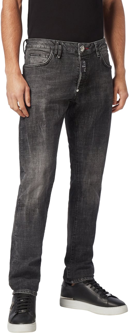 Philipp Plein Jeans Grey Dust Grijs
