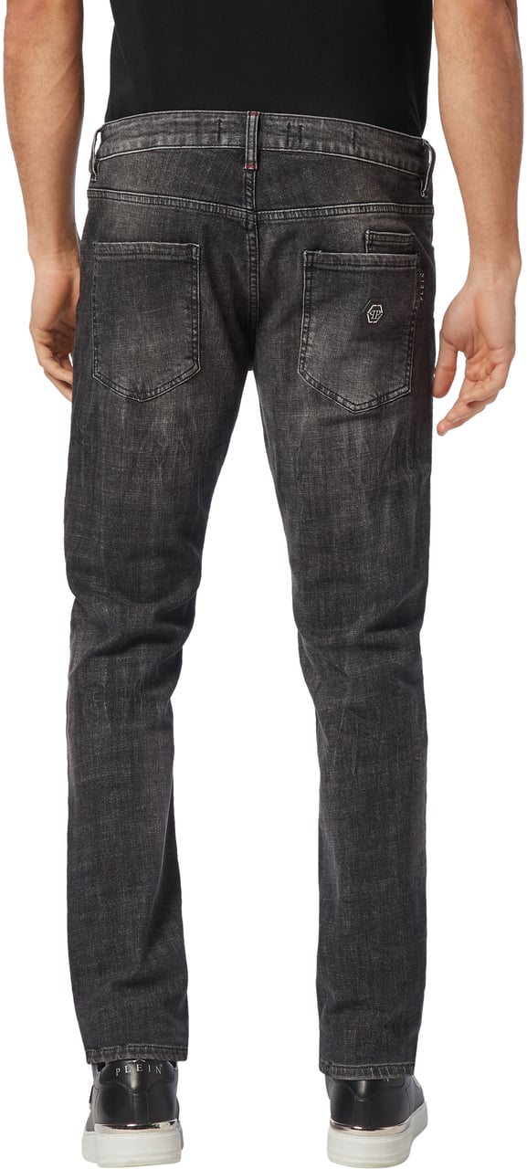 Philipp Plein Jeans Grey Dust Grijs