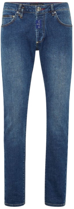Philipp Plein Jeans Blue Shark Blauw
