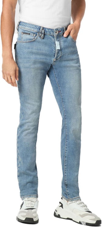 Philipp Plein Jeans Saltnpepa Wit