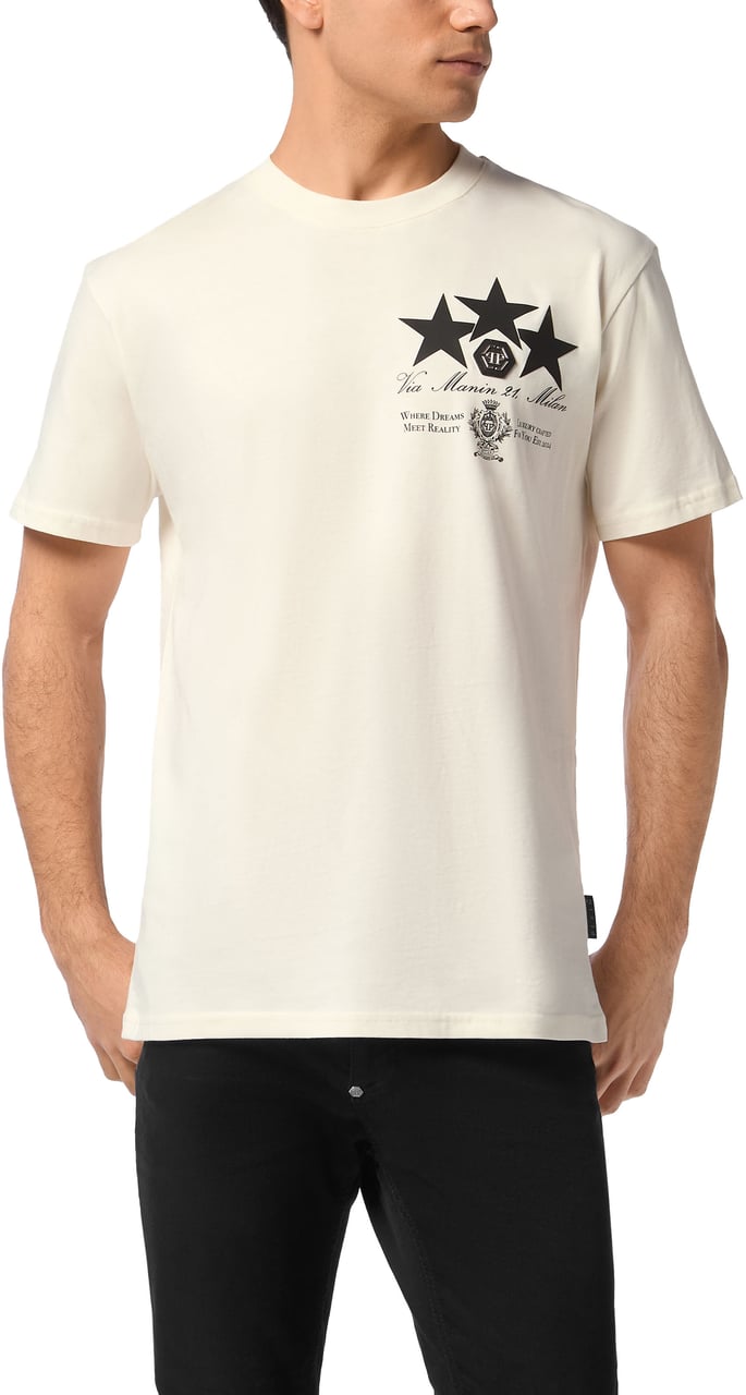 Philipp Plein T-Shirts And Polos Beige Beige